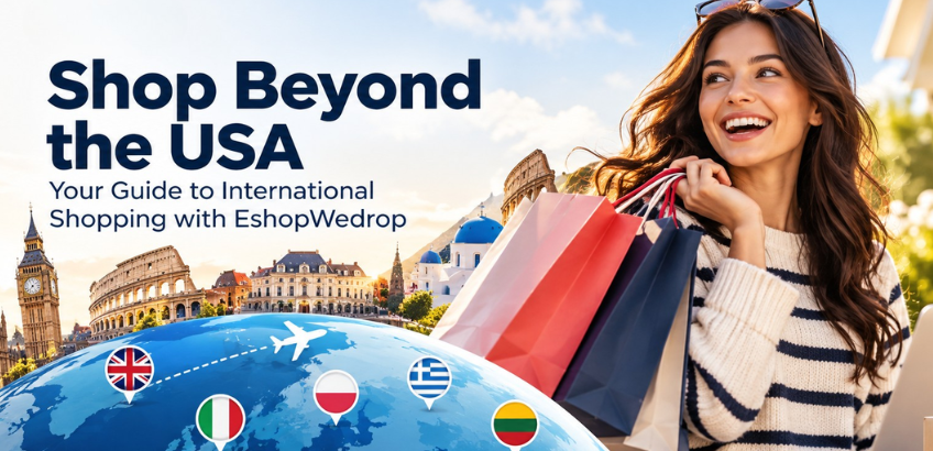 Shop Beyond the USA: Your Guide to International Shopping with EshopWedrop